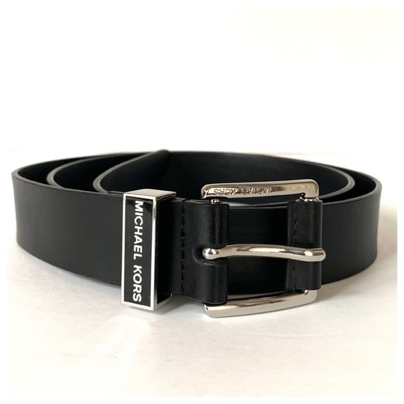 Michael Kors Accessories - Michael Kors Womens Genuine Black Leather Belt Size Large 558452